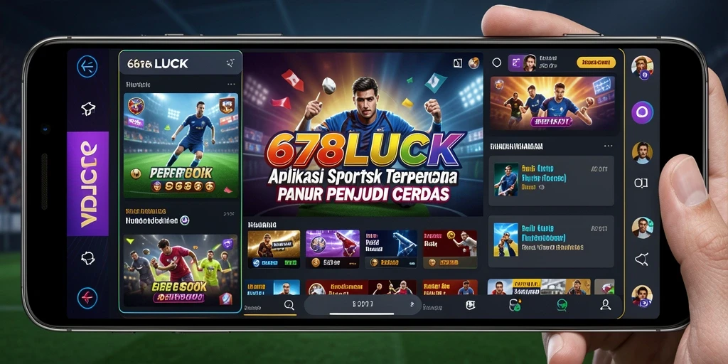 Tampilan antarmuka aplikasi 678LUCK yang menarik dan informatif.