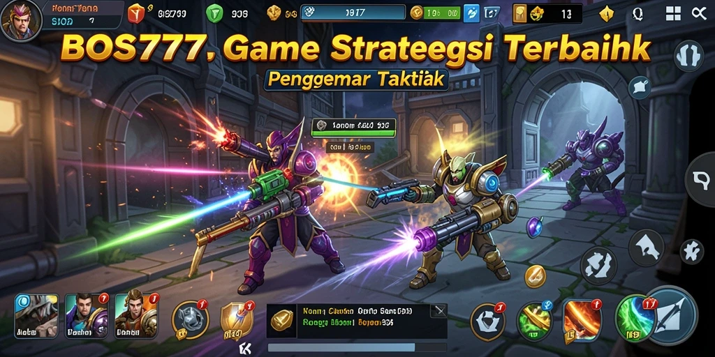 Screenshot utama BOS777 menampilkan aksi strategis yang mendebarkan.