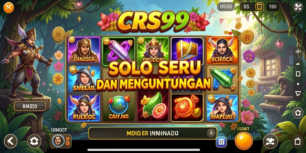 Screenshot gameplay <strong>CRS99</strong> yang menampilkan kemenangan besar di slot.