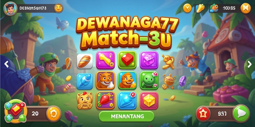 Tangkapan layar gameplay seru dari DEWANAGA77.