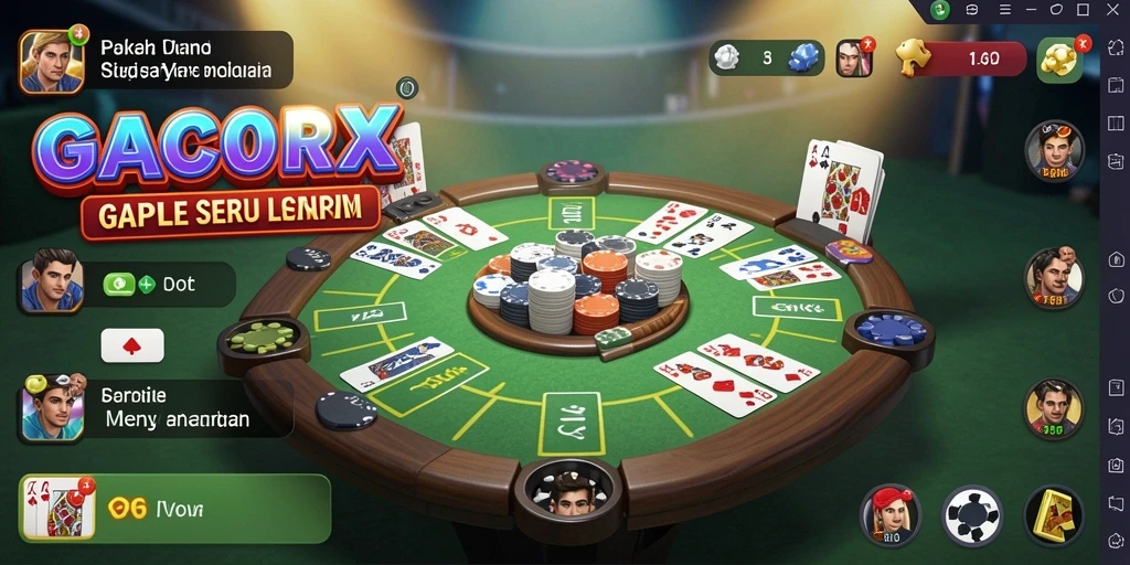 Tampilan gameplay GACORX yang seru dan interaktif.