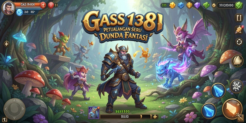 Tangkapan layar menampilkan gameplay seru dan dunia menawan GAS138.