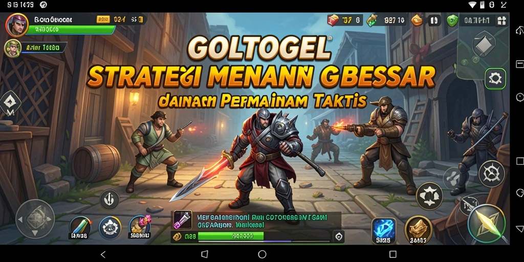Tampilan gameplay seru GOLTOGEL yang penuh tantangan strategi.