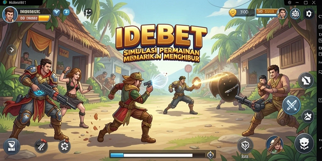 Tampilan menarik gameplay dalam permainan Simulation IDEBET.