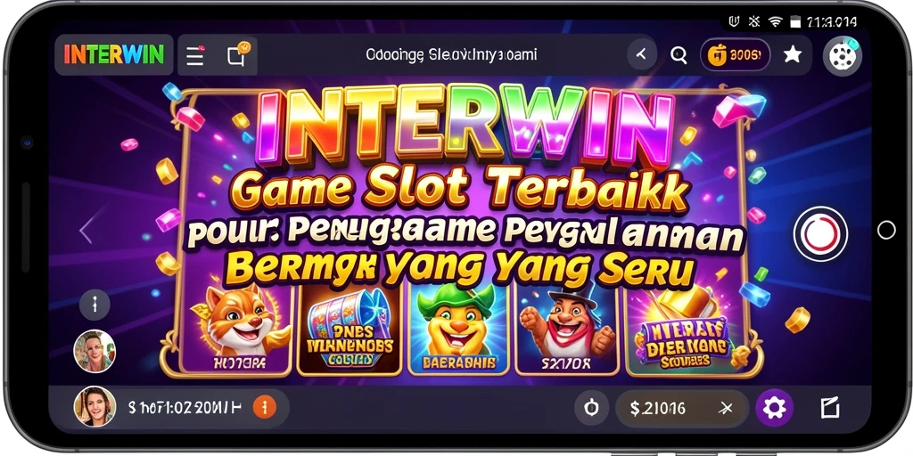 Tampilan gameplay INTERWIN menampilkan keseruan setiap putaran slot.