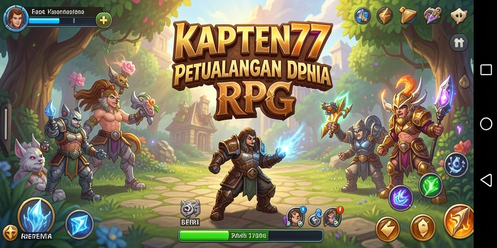 Tampilkan gameplay epik di dunia RPG KAPTEN77.
