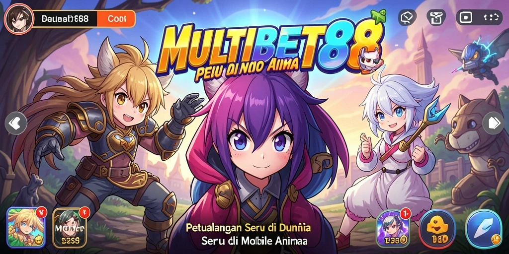 Gameplay anime yang menakjubkan dan karakter yang beragam.