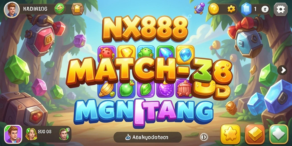 Gameplay NX888 yang penuh warna dan menantang memikat pemain.