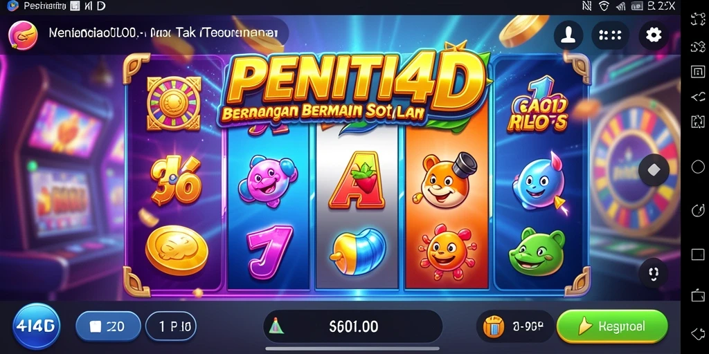 Tampilan menarik dari gameplay Slot PENITI4D yang mengasyikkan.