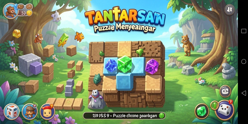 Gameplay S9S9 yang mengasyikkan dan penuh tantangan puzzle.