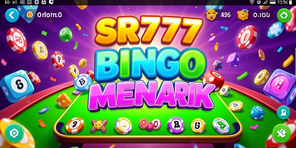 Tampilan gameplay menarik dari permainan Bingo SR777.